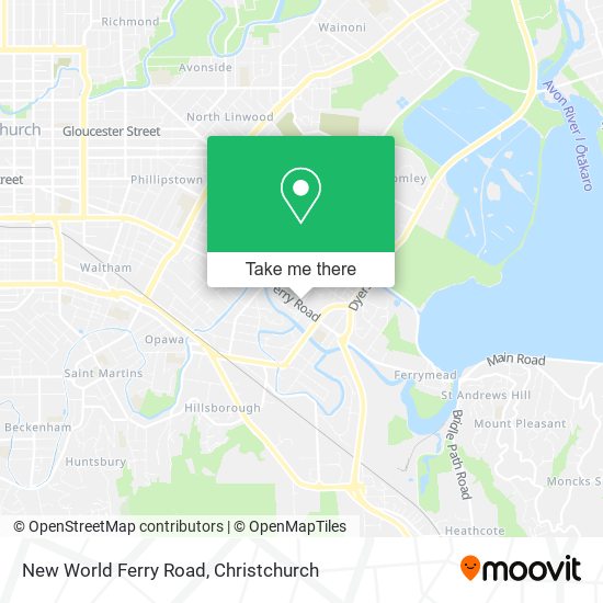 New World Ferry Road map