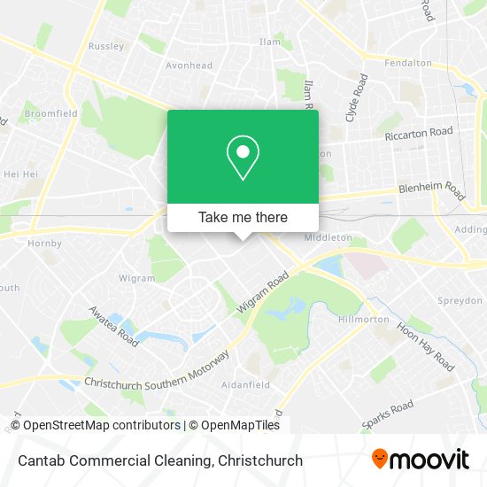 Cantab Commercial Cleaning map