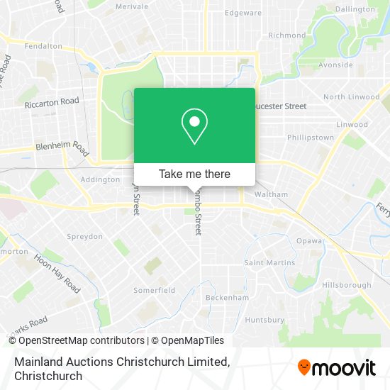 Mainland Auctions Christchurch Limited map