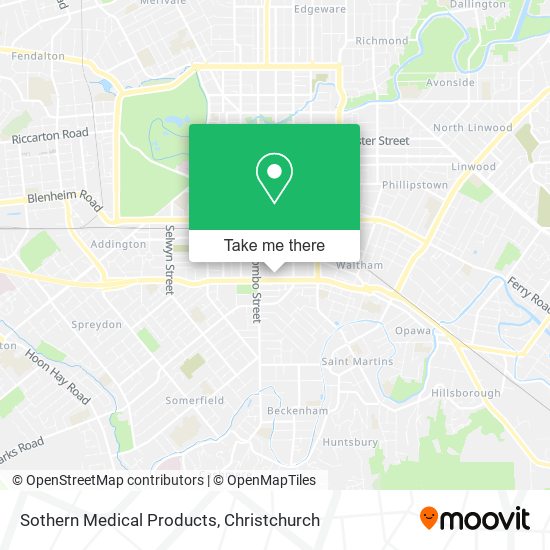 Sothern Medical Products map