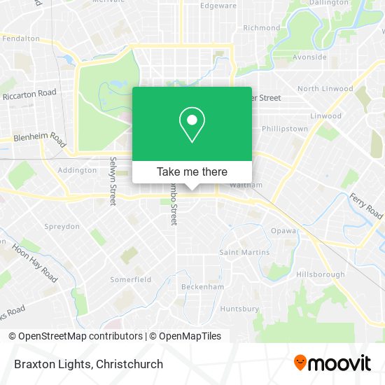 Braxton Lights map