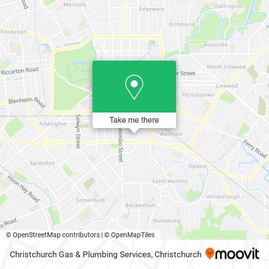 Christchurch Gas & Plumbing Services地图