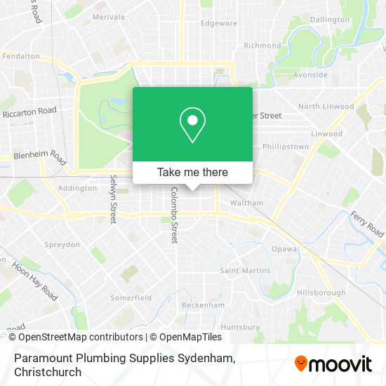 Paramount Plumbing Supplies Sydenham地图