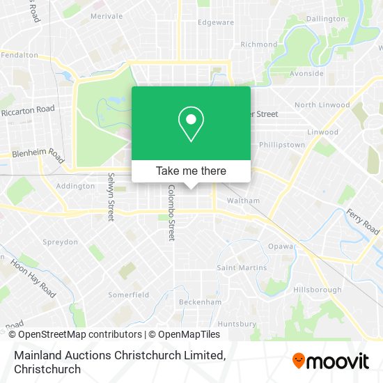 Mainland Auctions Christchurch Limited map