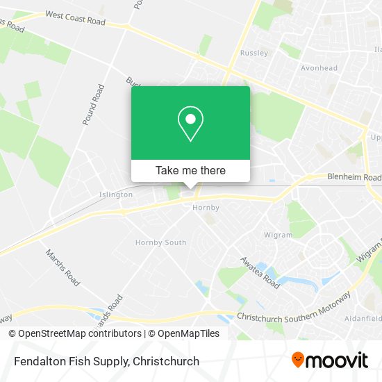 Fendalton Fish Supply map