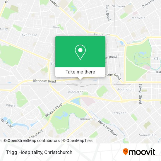 Trigg Hospitality map