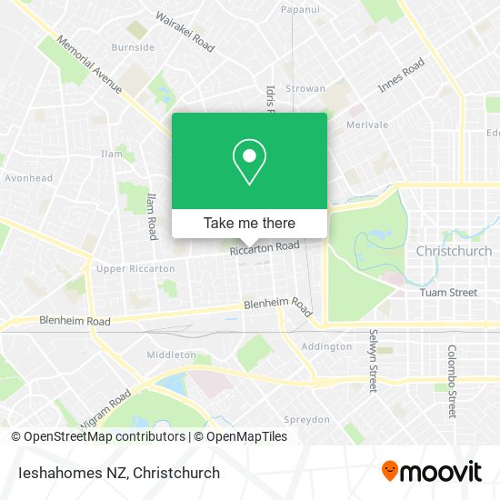 Ieshahomes NZ map