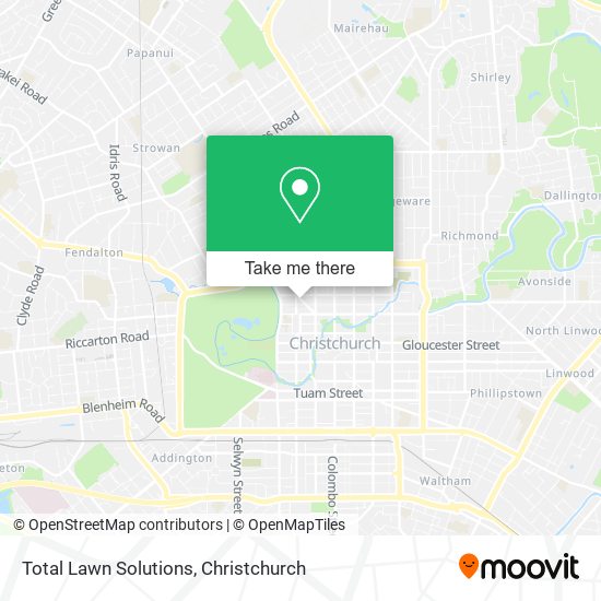 Total Lawn Solutions map