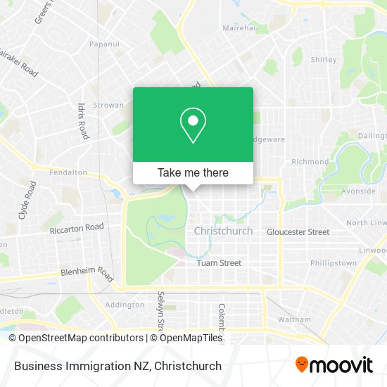 Business Immigration NZ map