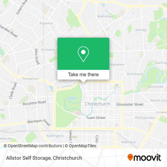 Allstor Self Storage map