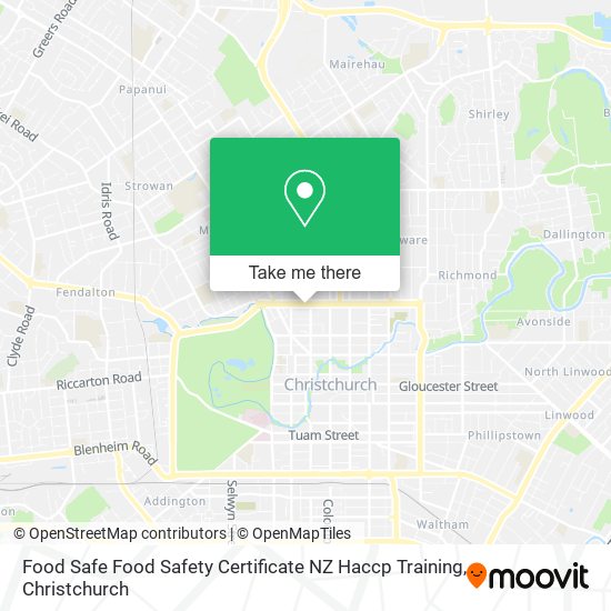 Food Safe Food Safety Certificate NZ Haccp Training地图