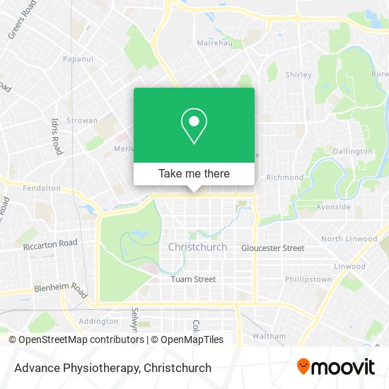 Advance Physiotherapy map