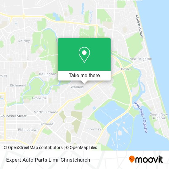 Expert Auto Parts Limi map