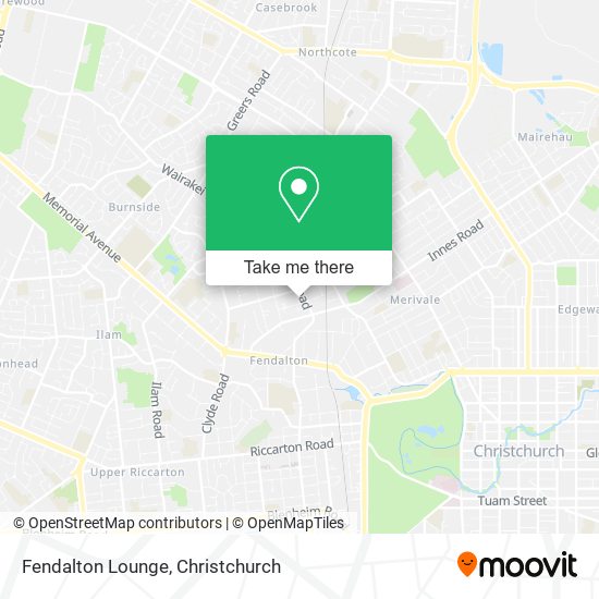 Fendalton Lounge地图