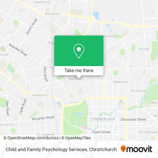 Child and Family Psychology Services map