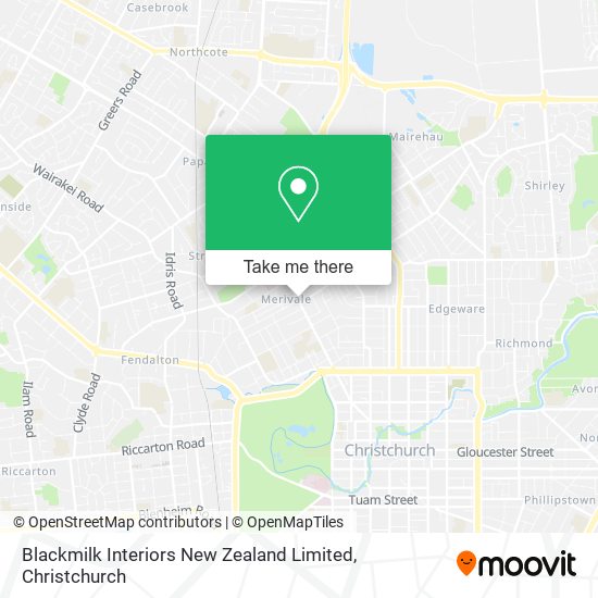 Blackmilk Interiors New Zealand Limited map