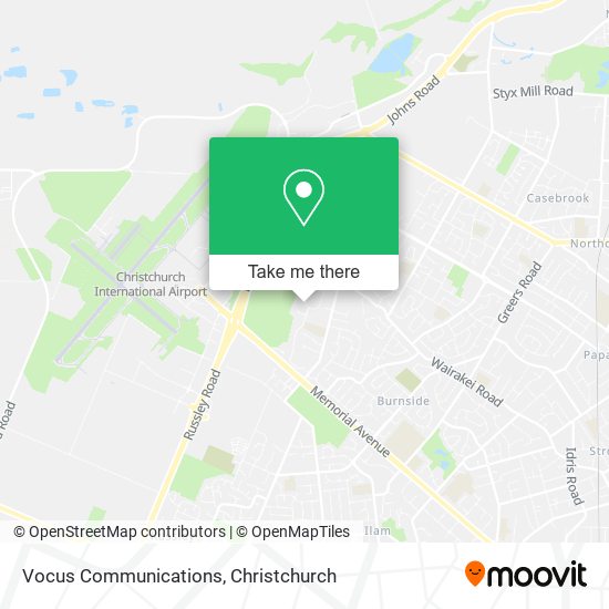 Vocus Communications map