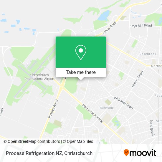 Process Refrigeration NZ map