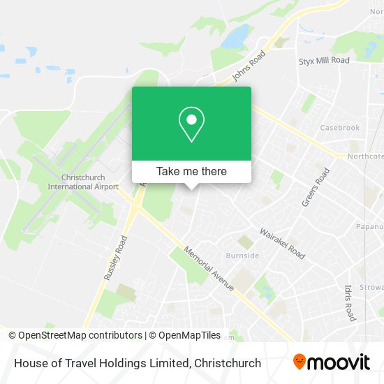 House of Travel Holdings Limited map