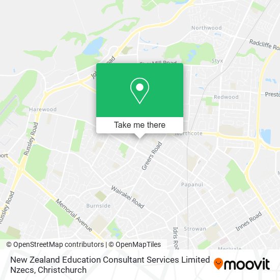 New Zealand Education Consultant Services Limited Nzecs map