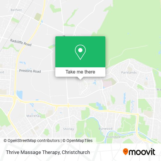 Thrive Massage Therapy map