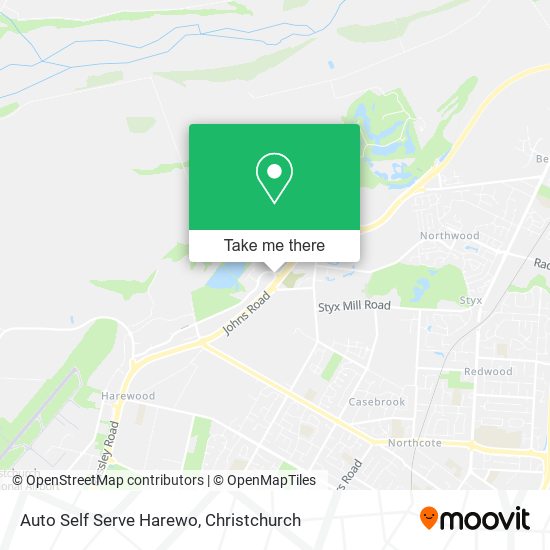 Auto Self Serve Harewo map