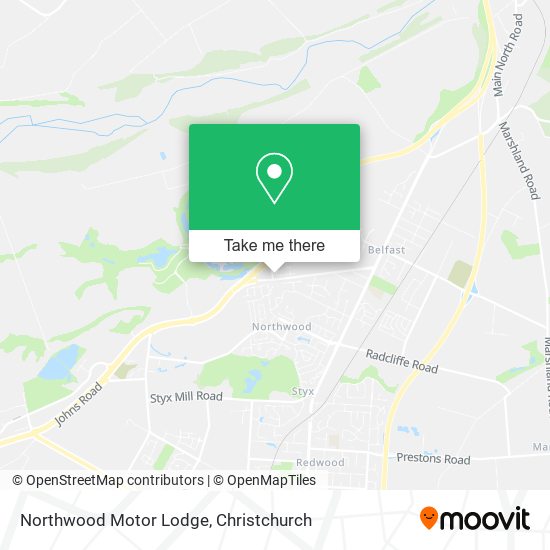 Northwood Motor Lodge map