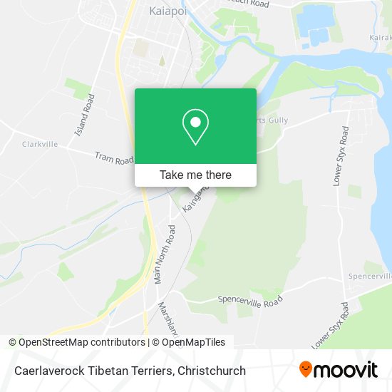 Caerlaverock Tibetan Terriers map