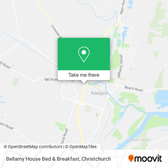 Bellamy House Bed & Breakfast map