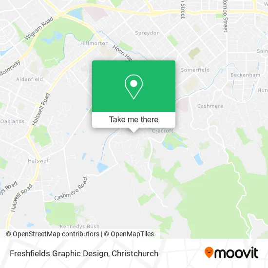 Freshfields Graphic Design map