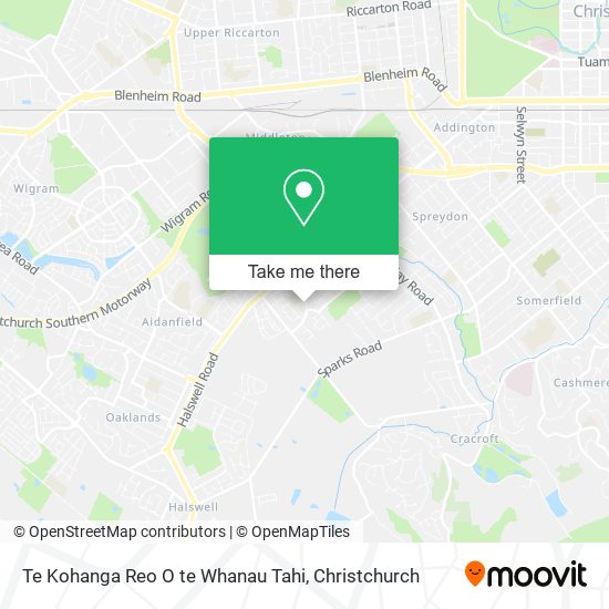 Te Kohanga Reo O te Whanau Tahi map