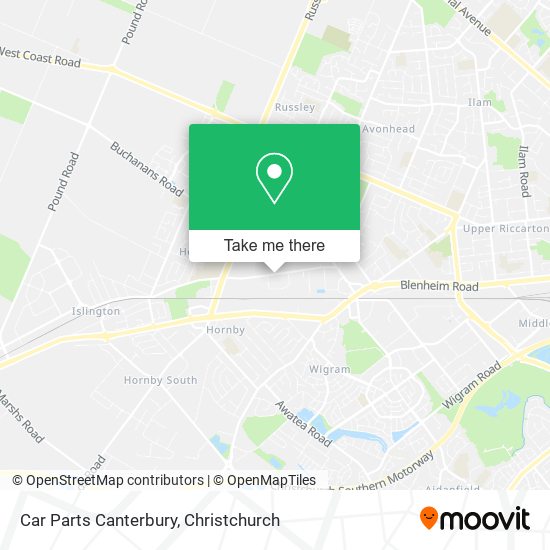 Car Parts Canterbury地图