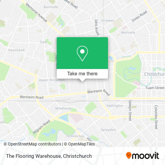 The Flooring Warehouse map