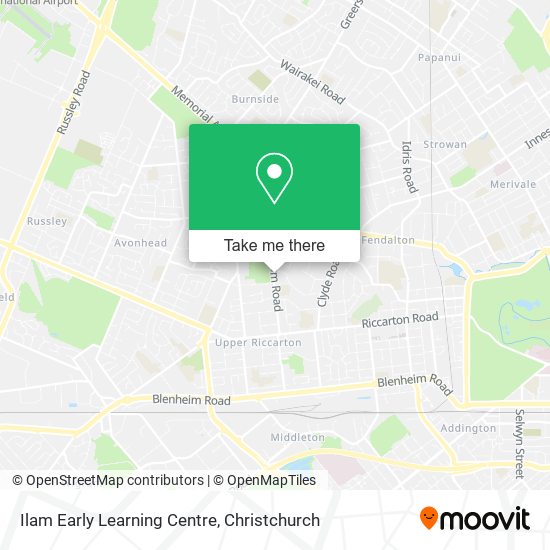 Ilam Early Learning Centre map