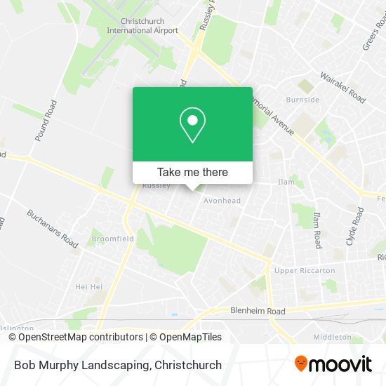 Bob Murphy Landscaping map