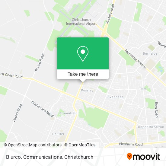 Blurco. Communications map