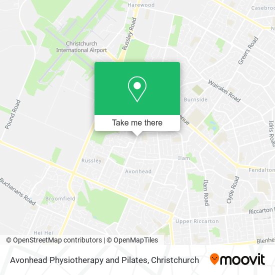 Avonhead Physiotherapy and Pilates map