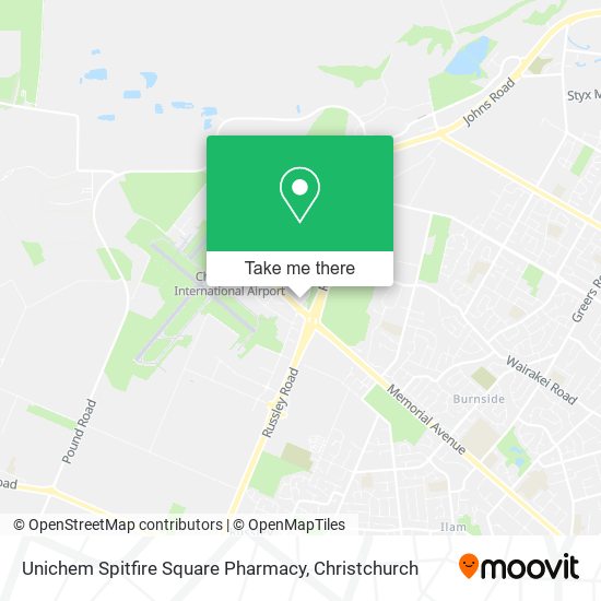 Unichem Spitfire Square Pharmacy map