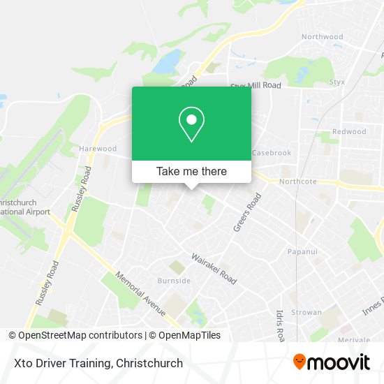 Xto Driver Training map