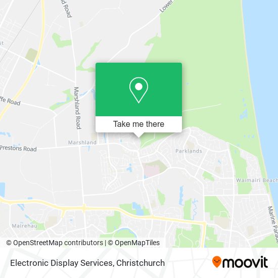 Electronic Display Services map