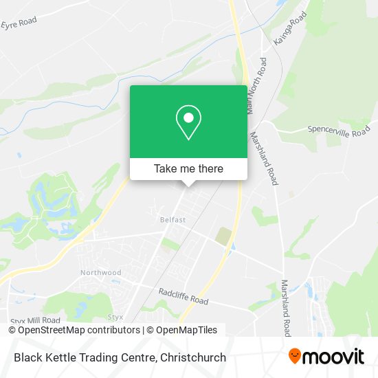 Black Kettle Trading Centre map