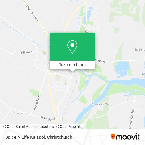 Spice N Life Kaiapoi map