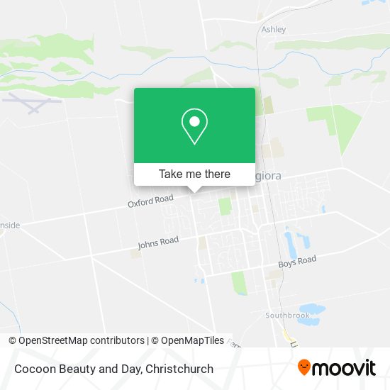 Cocoon Beauty and Day map