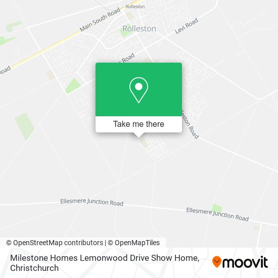 Milestone Homes Lemonwood Drive Show Home map