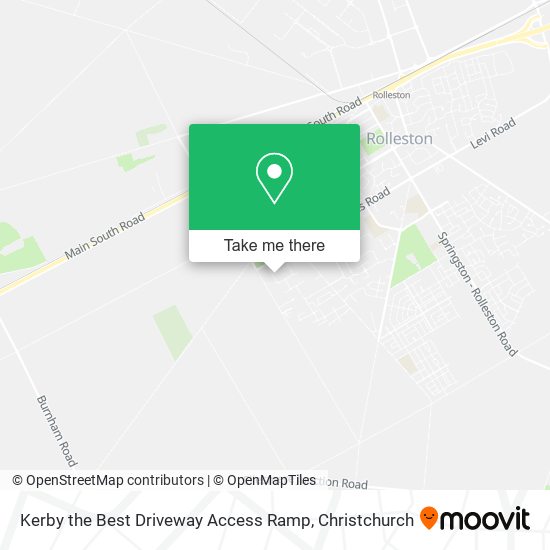 Kerby the Best Driveway Access Ramp map