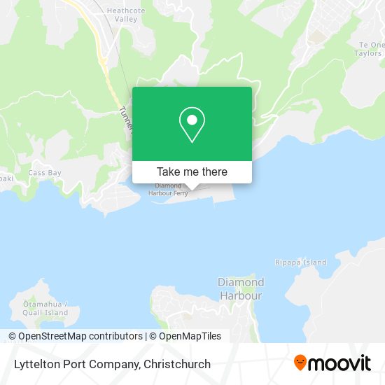 Lyttelton Port Company map