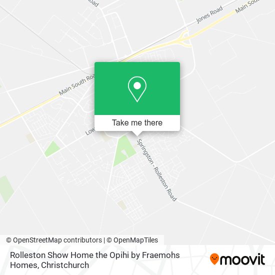 Rolleston Show Home the Opihi by Fraemohs Homes map