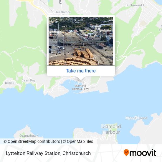 Lyttelton Railway Station map