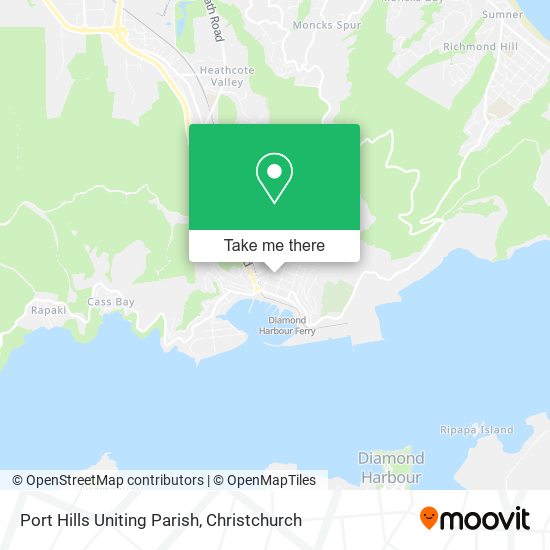 Port Hills Uniting Parish map