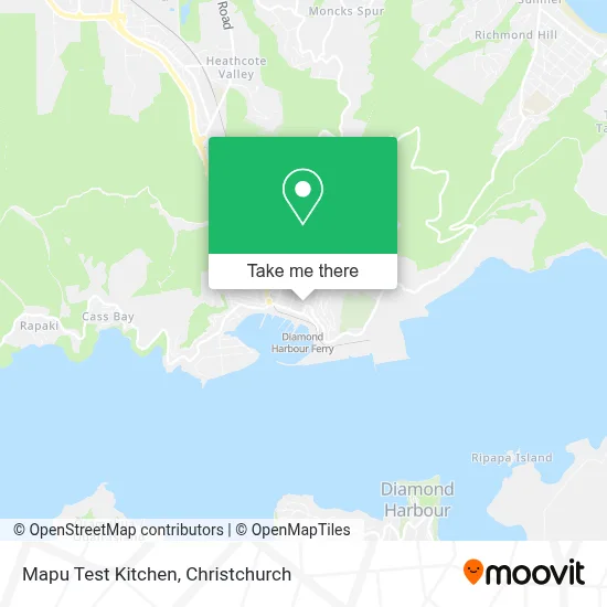 Mapu Test Kitchen map